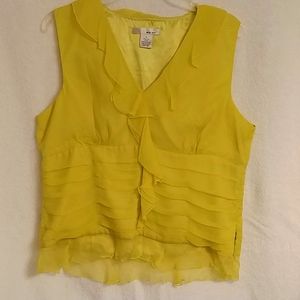 Fancy silk top, worn once!